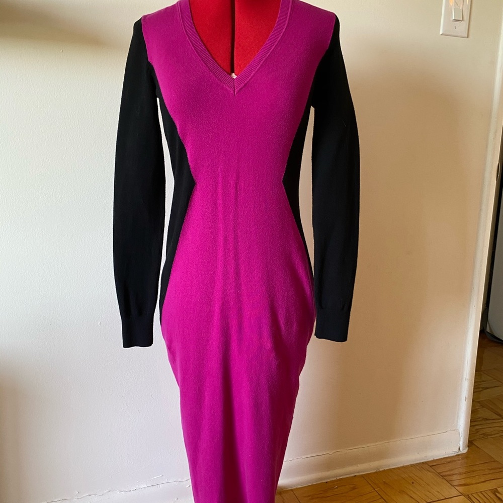 Pink & Black Color Block Victoria’s Secret Dress